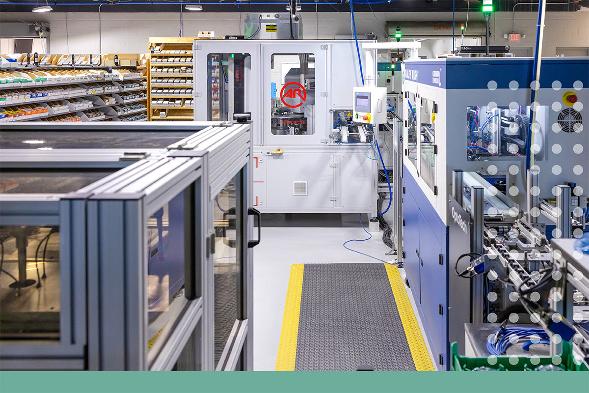 Image showing the equipment used at Rlab for making eyeglass lens.